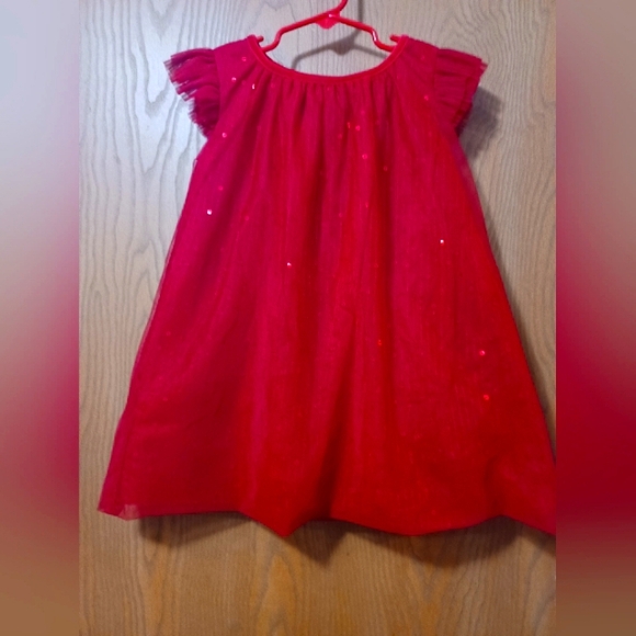 Girls CAT & JACK sequin holiday dress - Picture 1 of 7